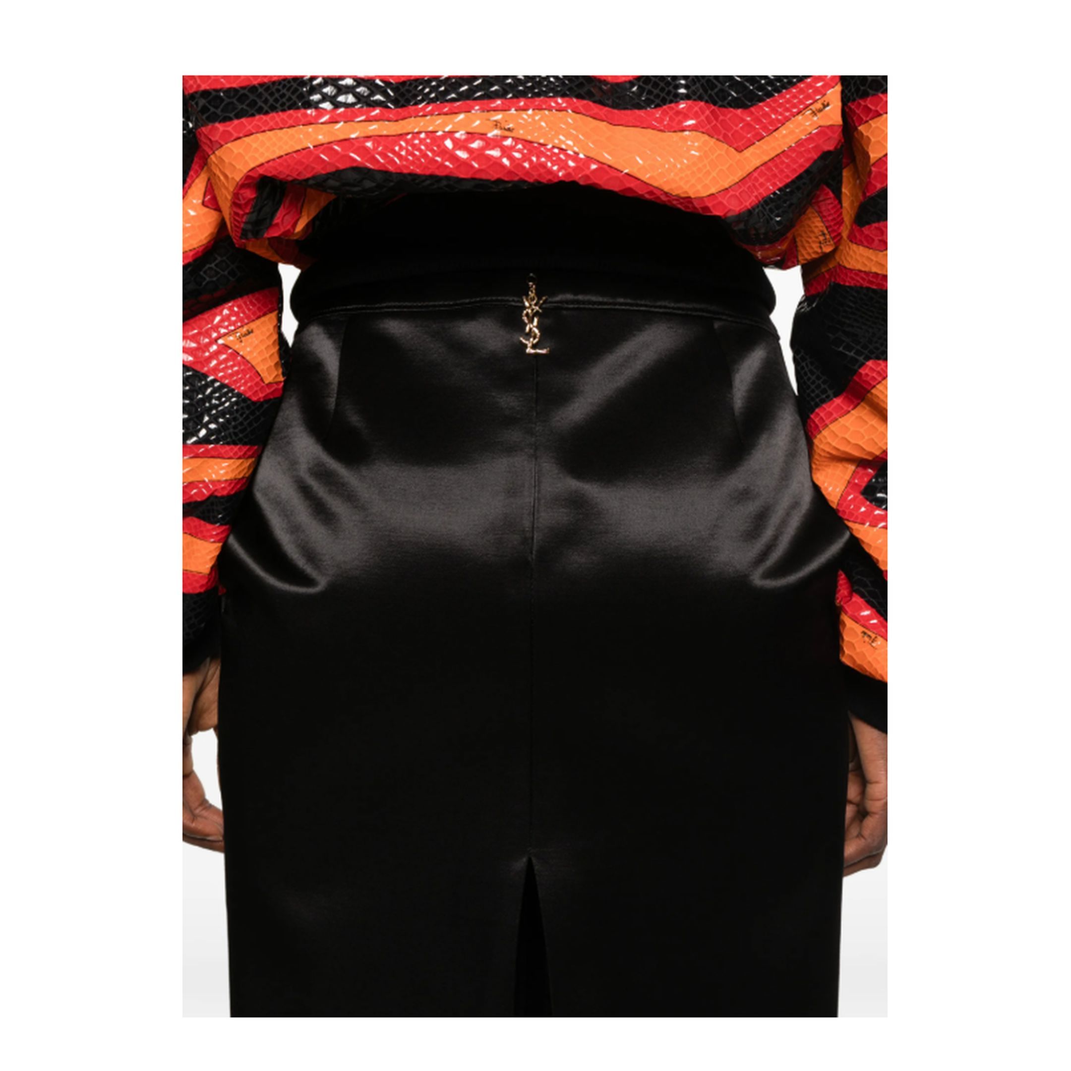 MAYFEYR - Saint Laurent - Skirt Base Js44 With Slit And Z - 863981Y1K441000
