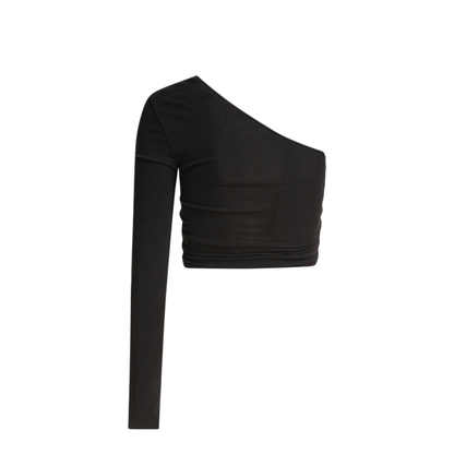 MAYFEYR - Courreges - One Shoulder Crop Top - 225JT0412JS02209999