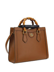 Diana Small Tote Bag Brown --2185