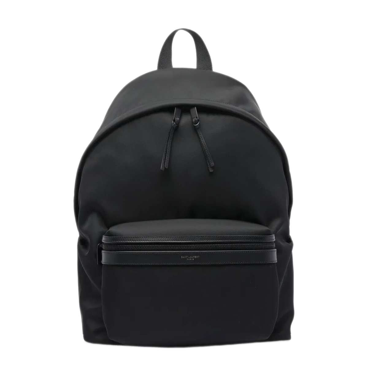 City Leather Backpack - Black
