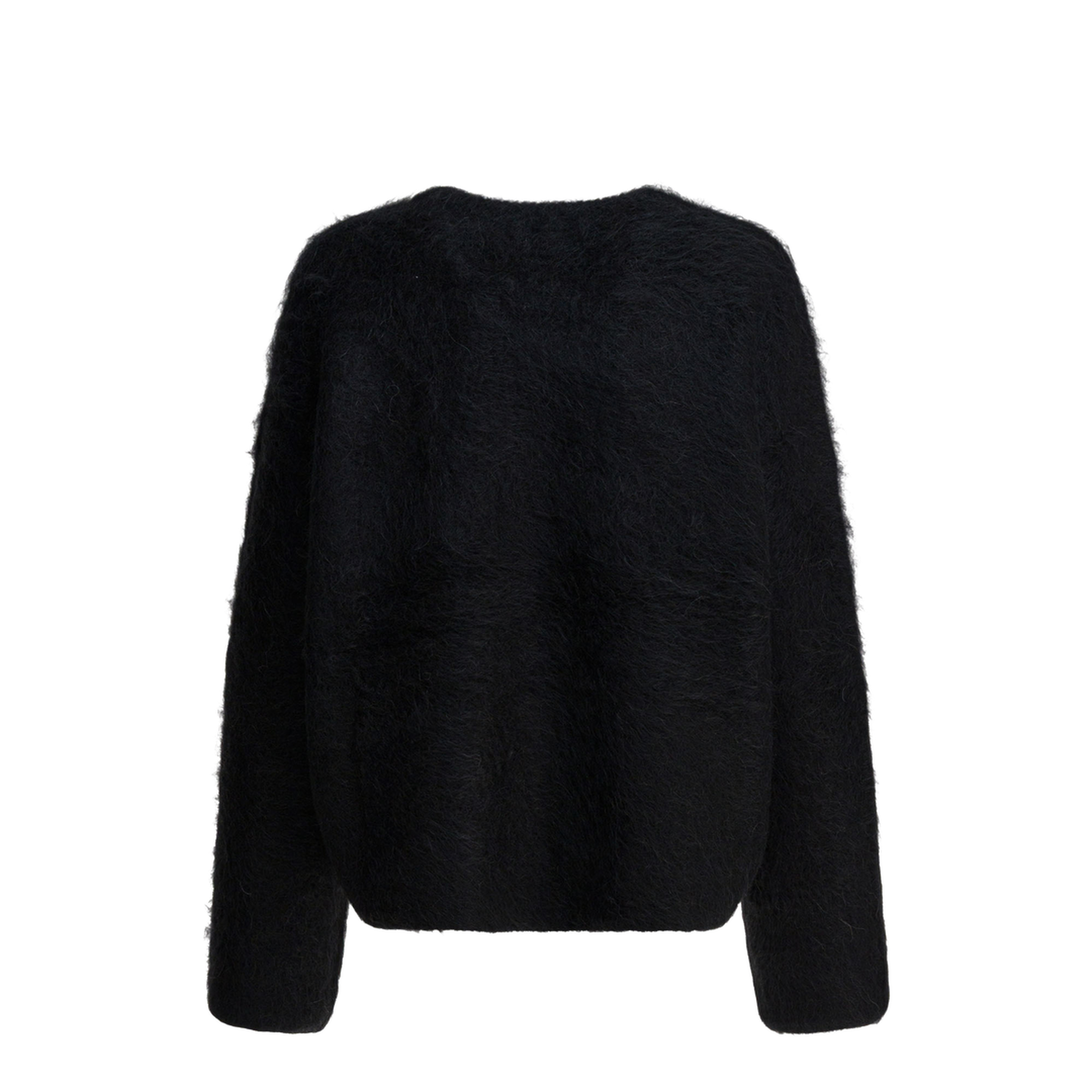 MAYFEYR - Toteme - Alpaca Crewneck Sweater - 244-WRT873-YA0106-001BLACK