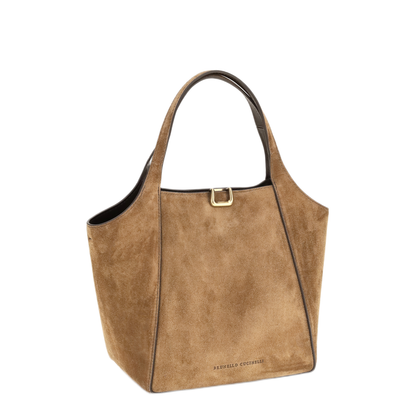 MAYFEYR - Brunello Cucinelli - Small Sartorial Suede Bucket Bag - MBDLB2840