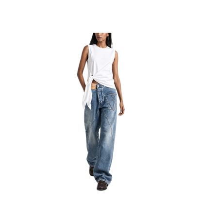 MAYFEYR - JW ANDERSON - Jeans Con Patch Logo - DT0127PG1849172