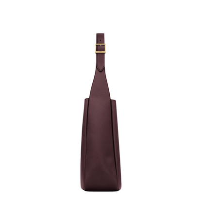 Le 5 à 7 Large Leather Shoulder Bags - Burgundy