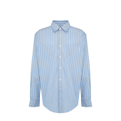 MAYFEYR -  - Striped Cotton Poplin Shirt - A001QBY2O084272