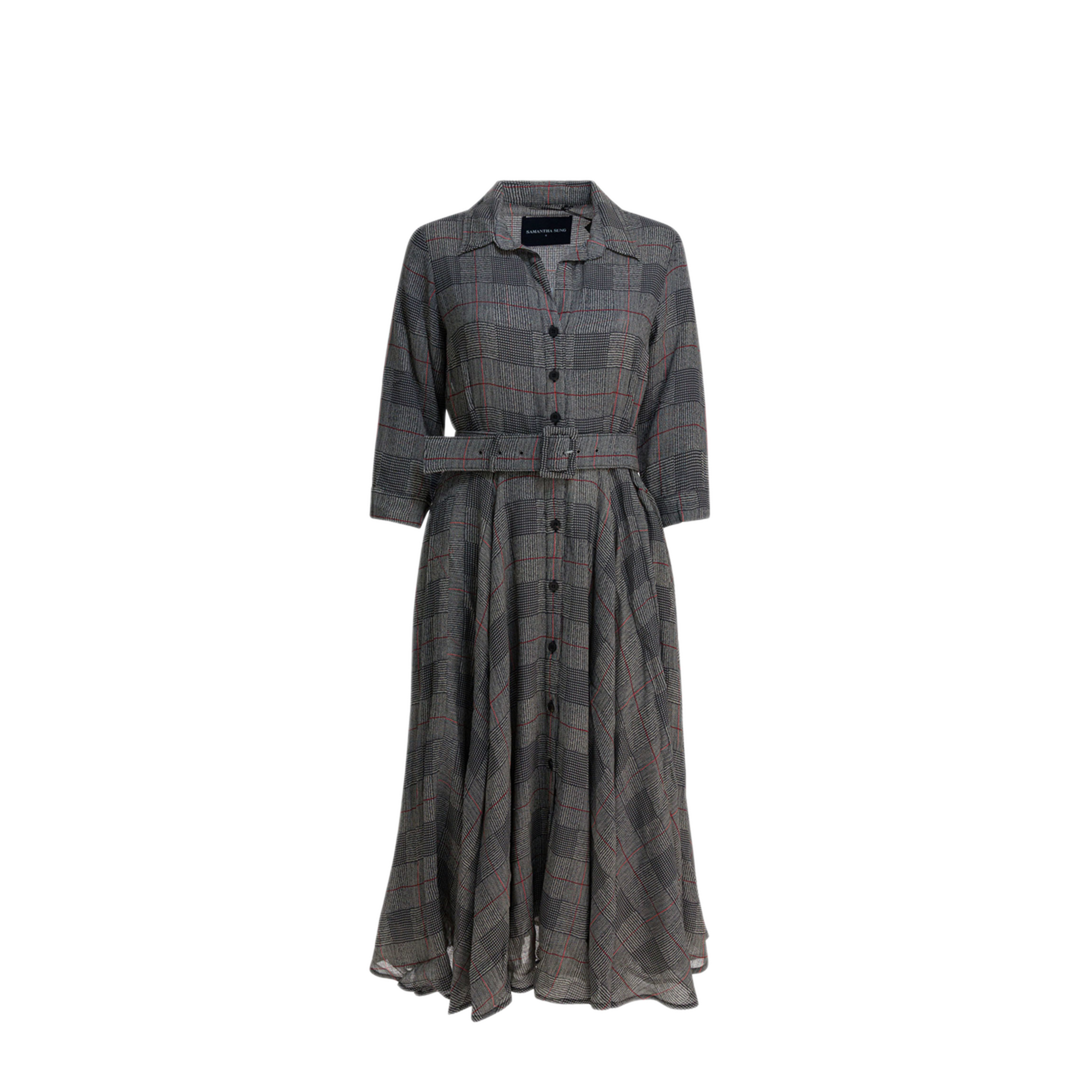 MAYFEYR - Samantha Sung - Dresses - ASTERSAVILEROWCHECKBIGIVORYBLACK