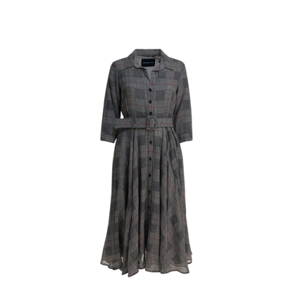 MAYFEYR - Samantha Sung - Dresses - ASTERSAVILEROWCHECKBIGIVORYBLACK