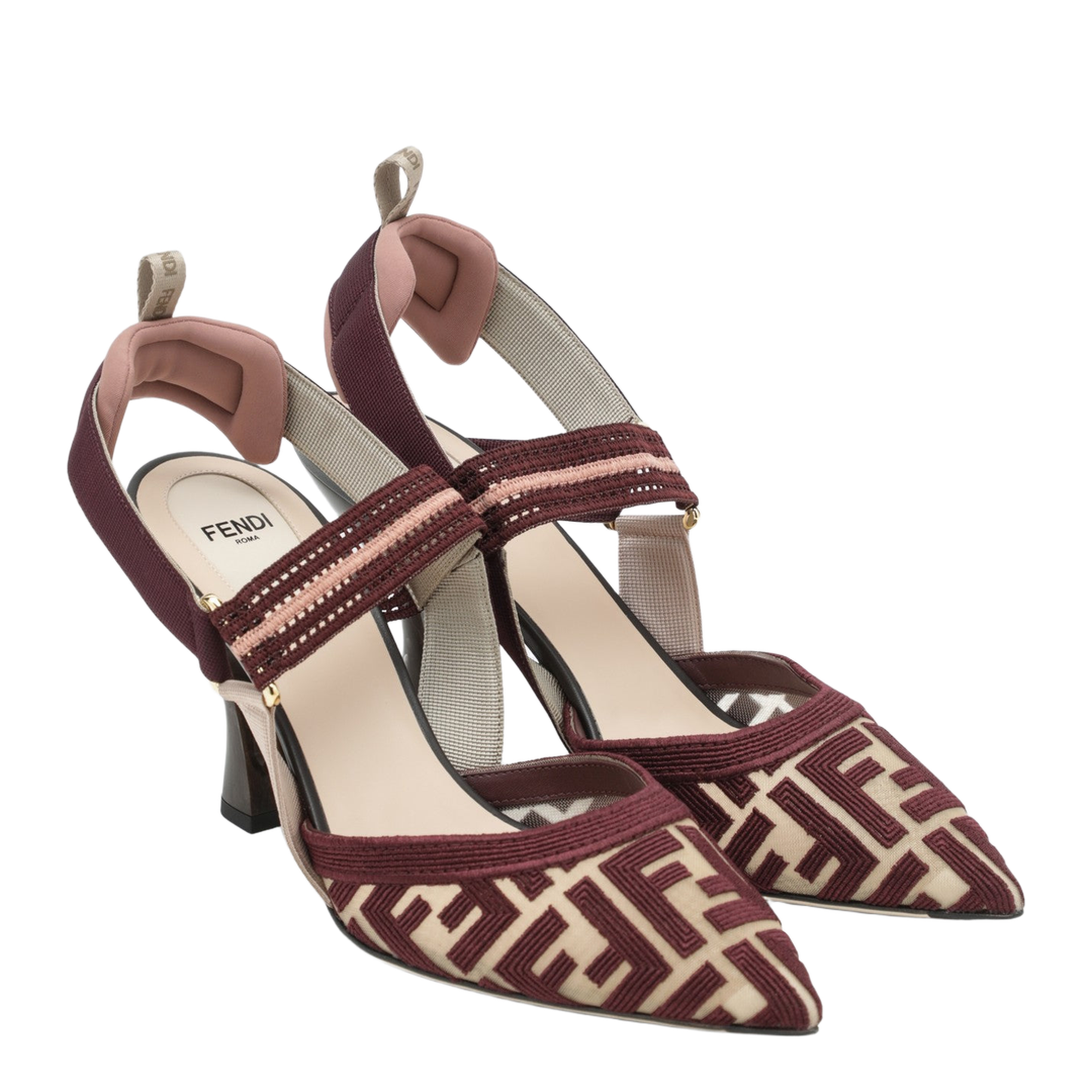 Colibri Slingback in Burgundy FF Fabric