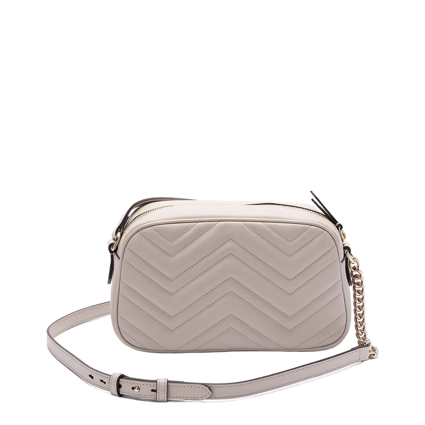 GG Marmont Small Canvas Camera Bag - Cream