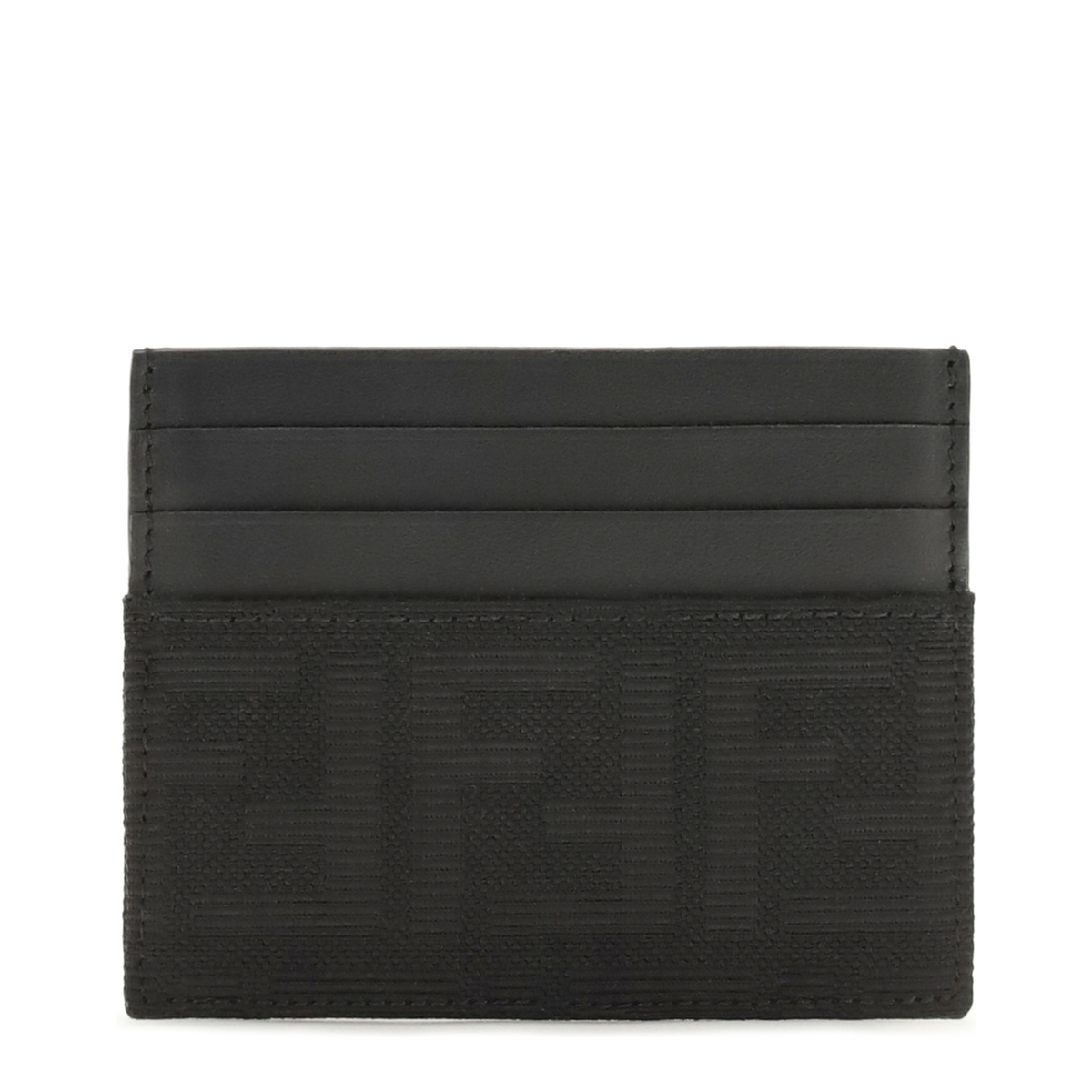 MAYFEYR - Fendi - Ff Jacquard And Leather Card Holder - 7M0164B16FF0QA1