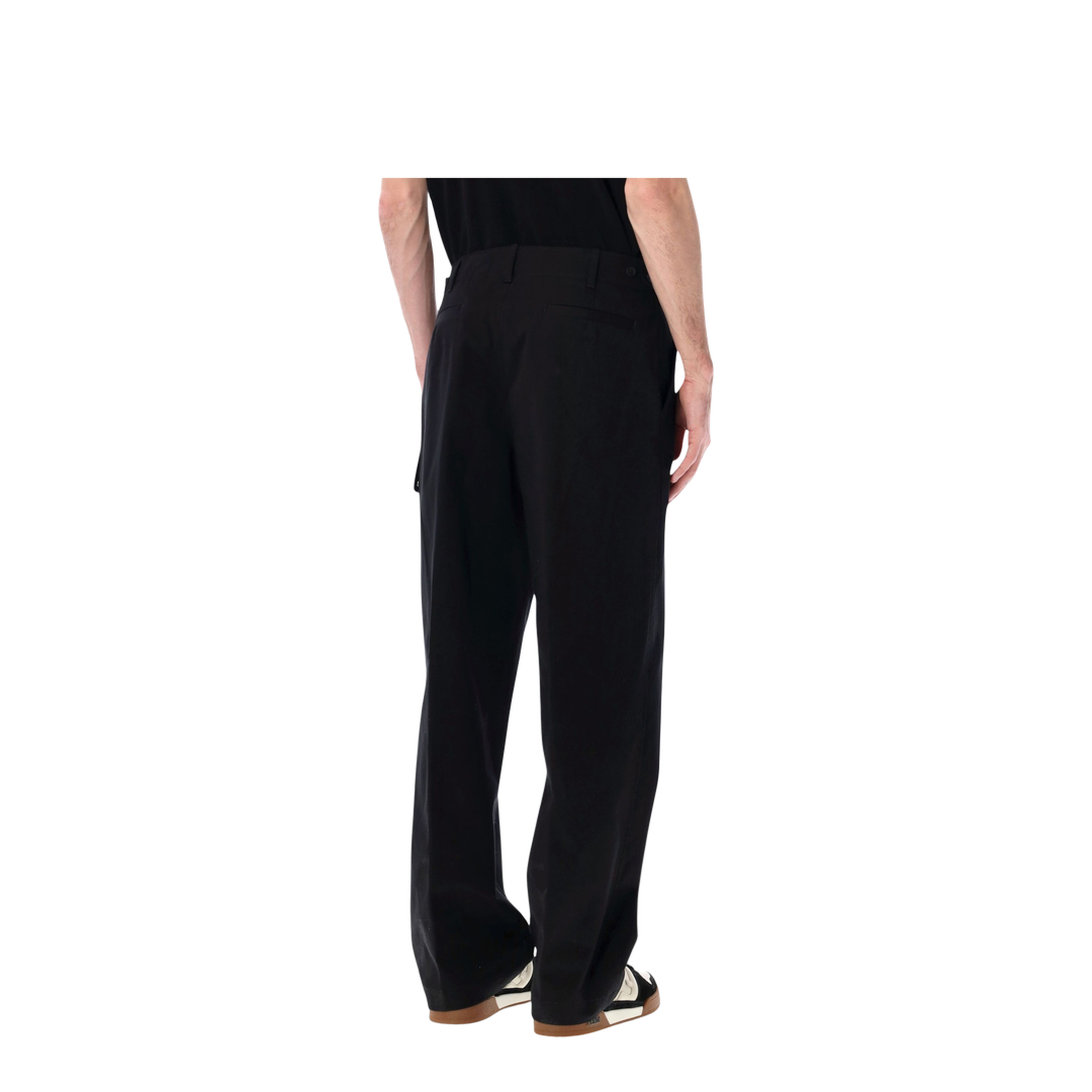 Black Gabardine Trousers