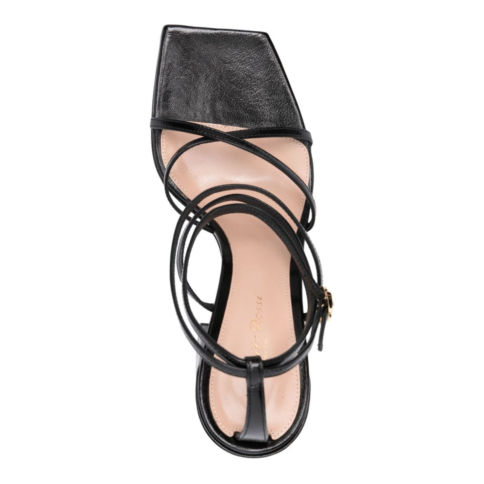 Nuit Leather Heel Sandals