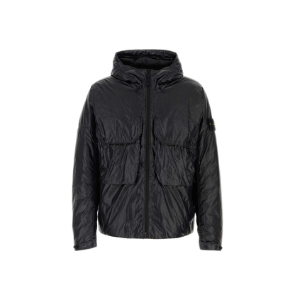 MAYFEYR - Stone Island - Black Nylon Down Jacket - L2S154100056S0419V0029