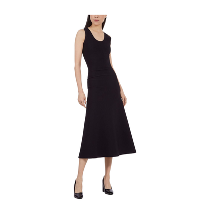 Elegant Flared Midi Dress
