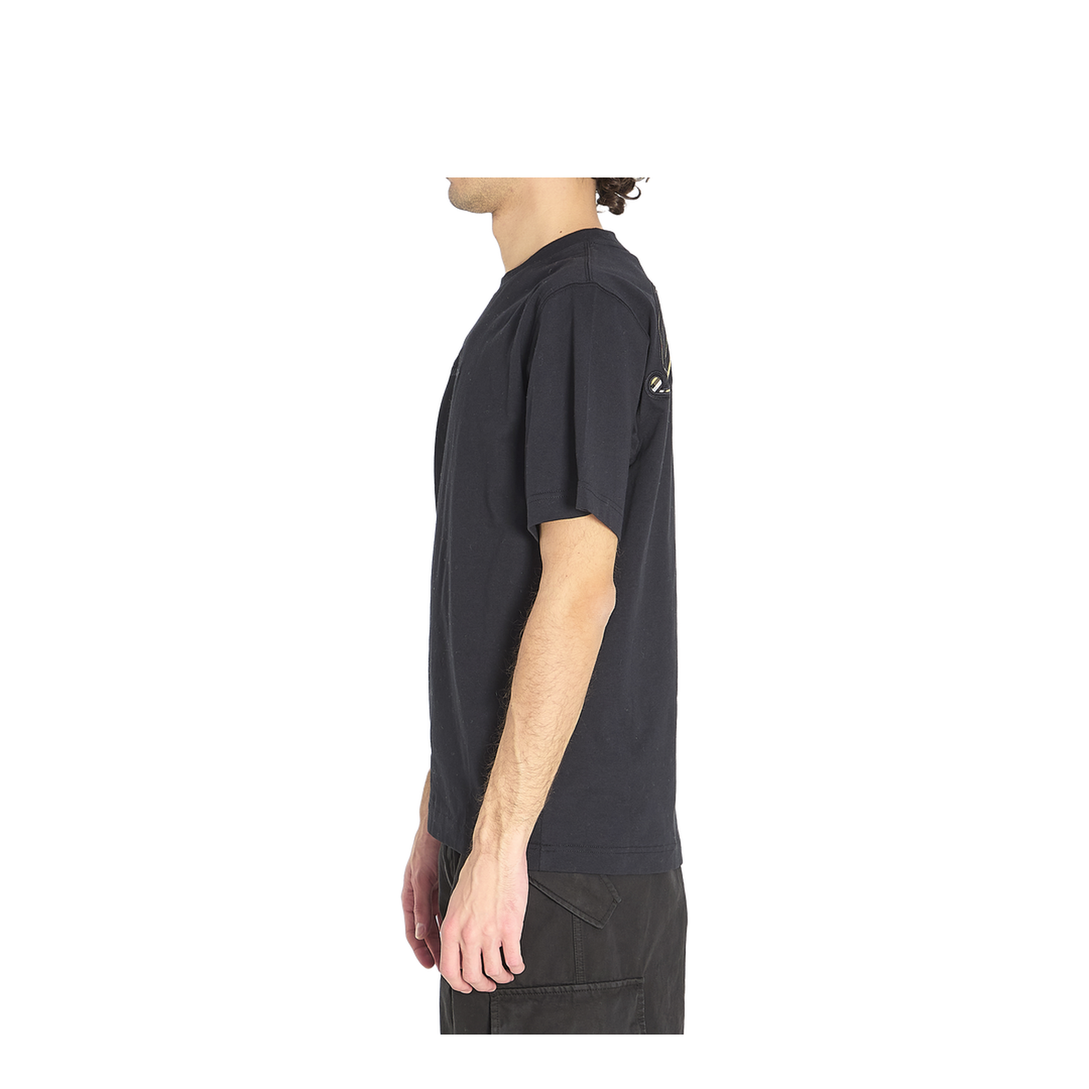 Black Cotton T-Shirt