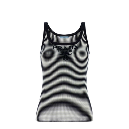 MAYFEYR - Prada - Embroidered Silk Tank Top - P29A1OSWMO19BVF022X