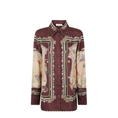 Valiant Printed Silk Shirt