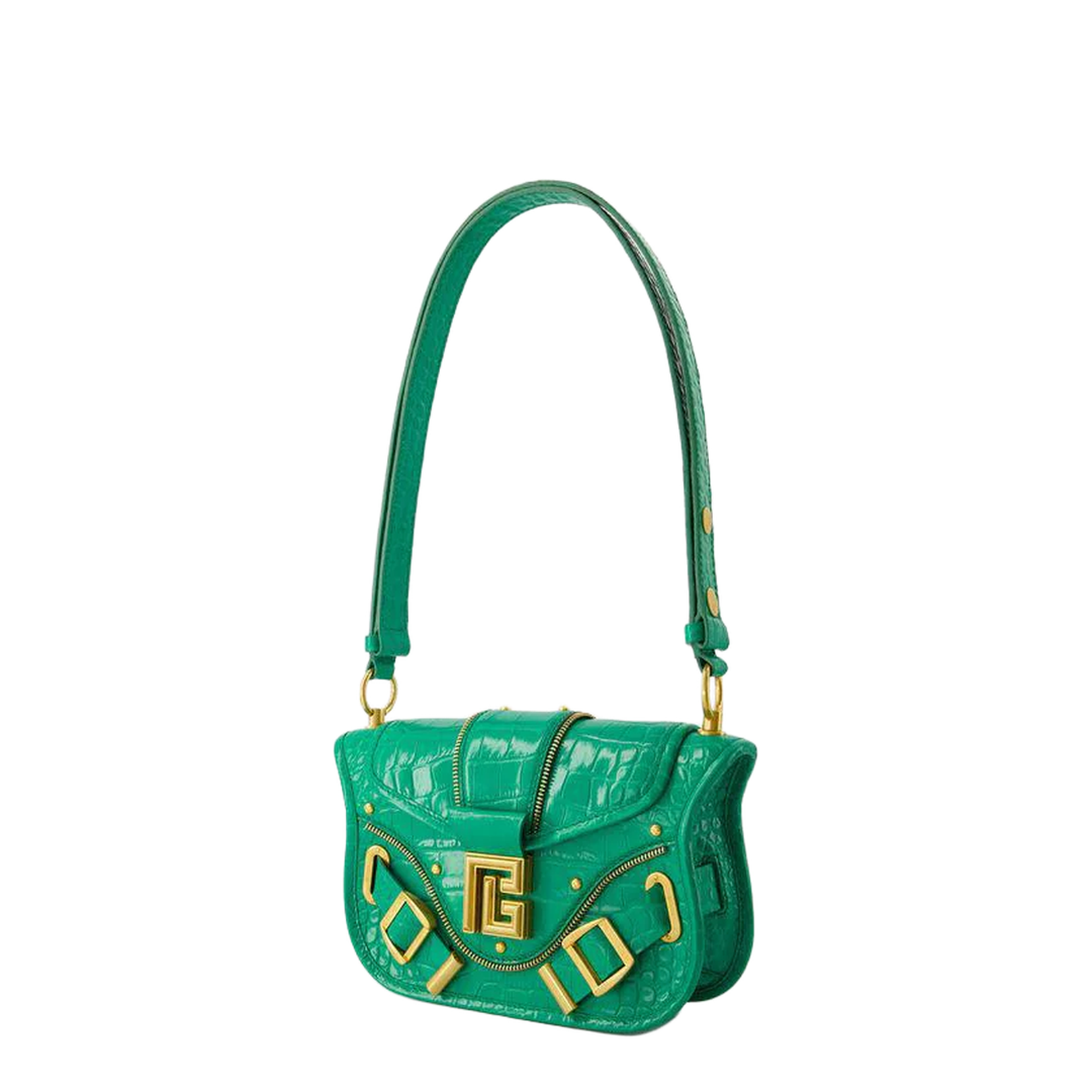 Blaze Croco Effect Shoulder Bag