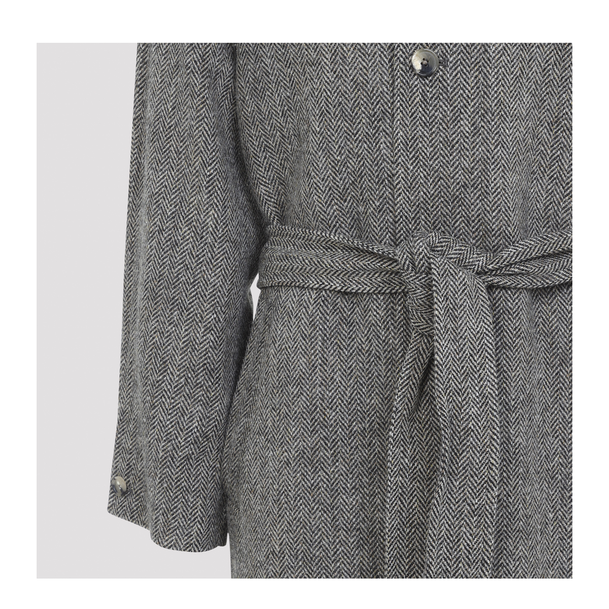 Brown Grey Coat