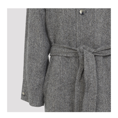 Brown Grey Coat