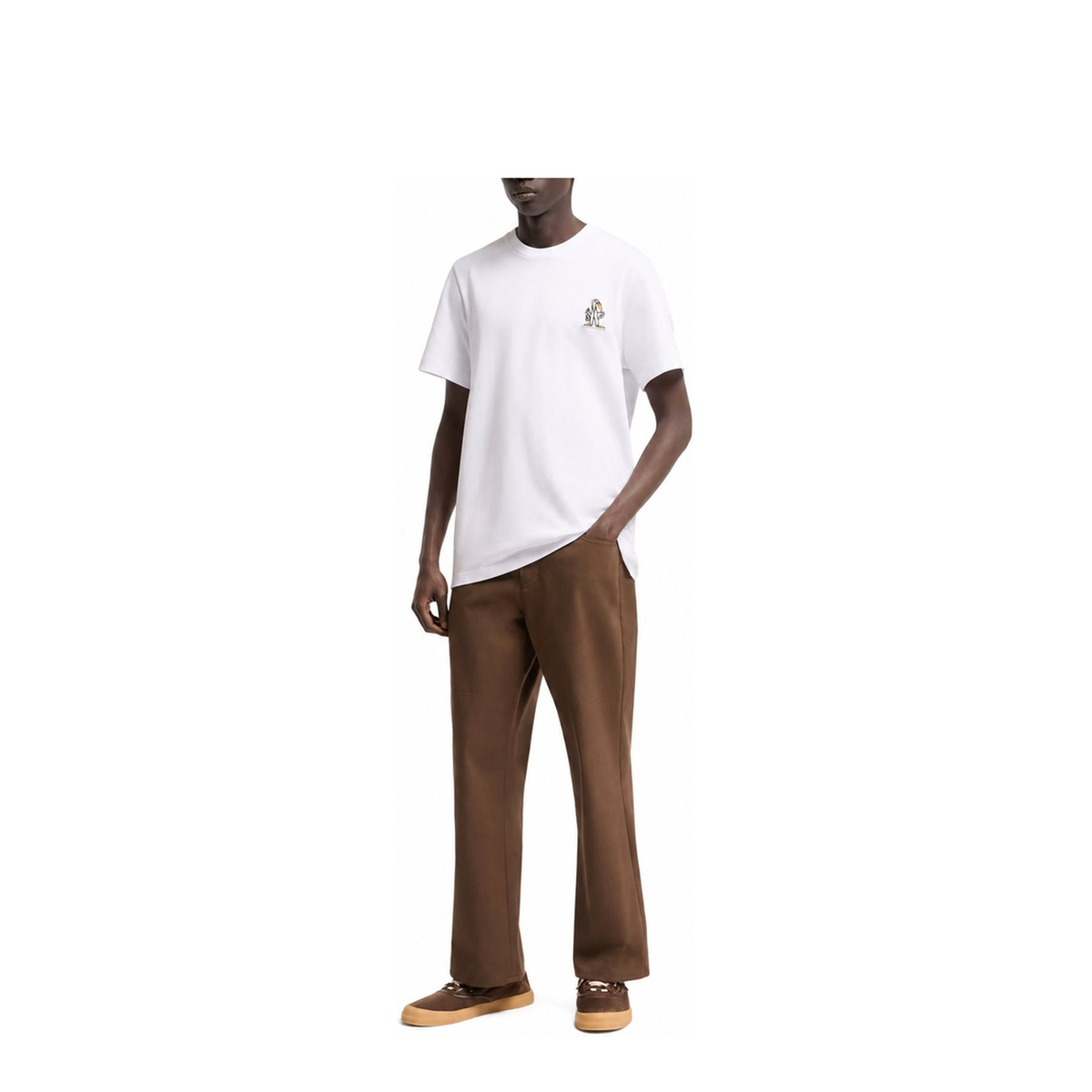 White Cotton T Shirt