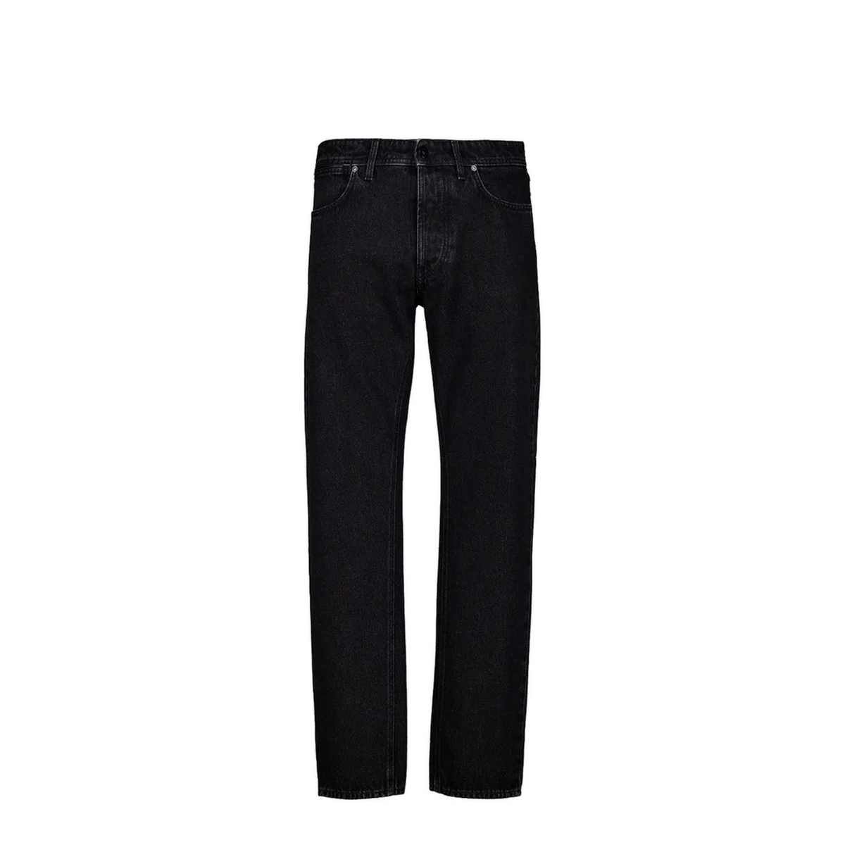 Black Denim Jeans Straight Fit