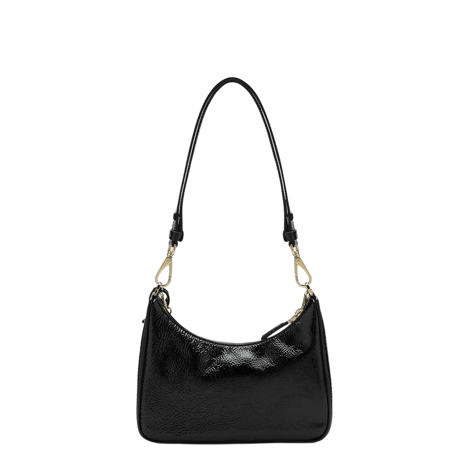 Black Re-Edition Naplak Patent Leather Mini Bag