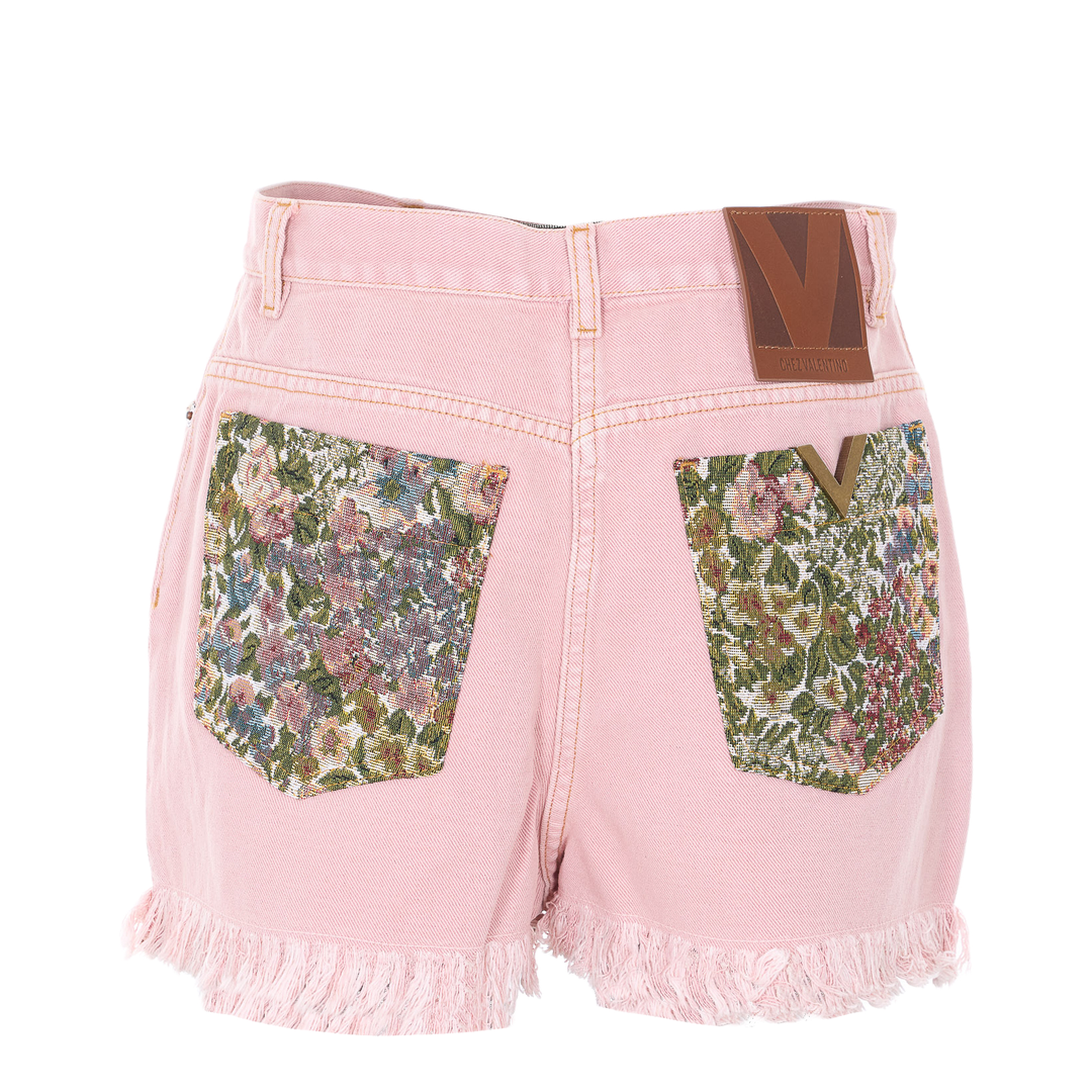 Logo Patch Shorts - Pink
