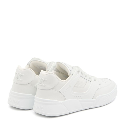 CT-09 Leather Sneakers with Mesh Inserts