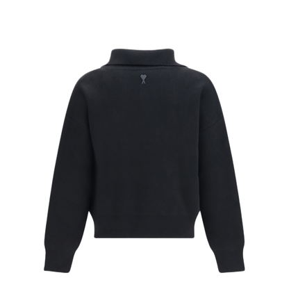 MAYFEYR - Ami Paris - High Neck Buttoned Sweater - UKS885KN0192