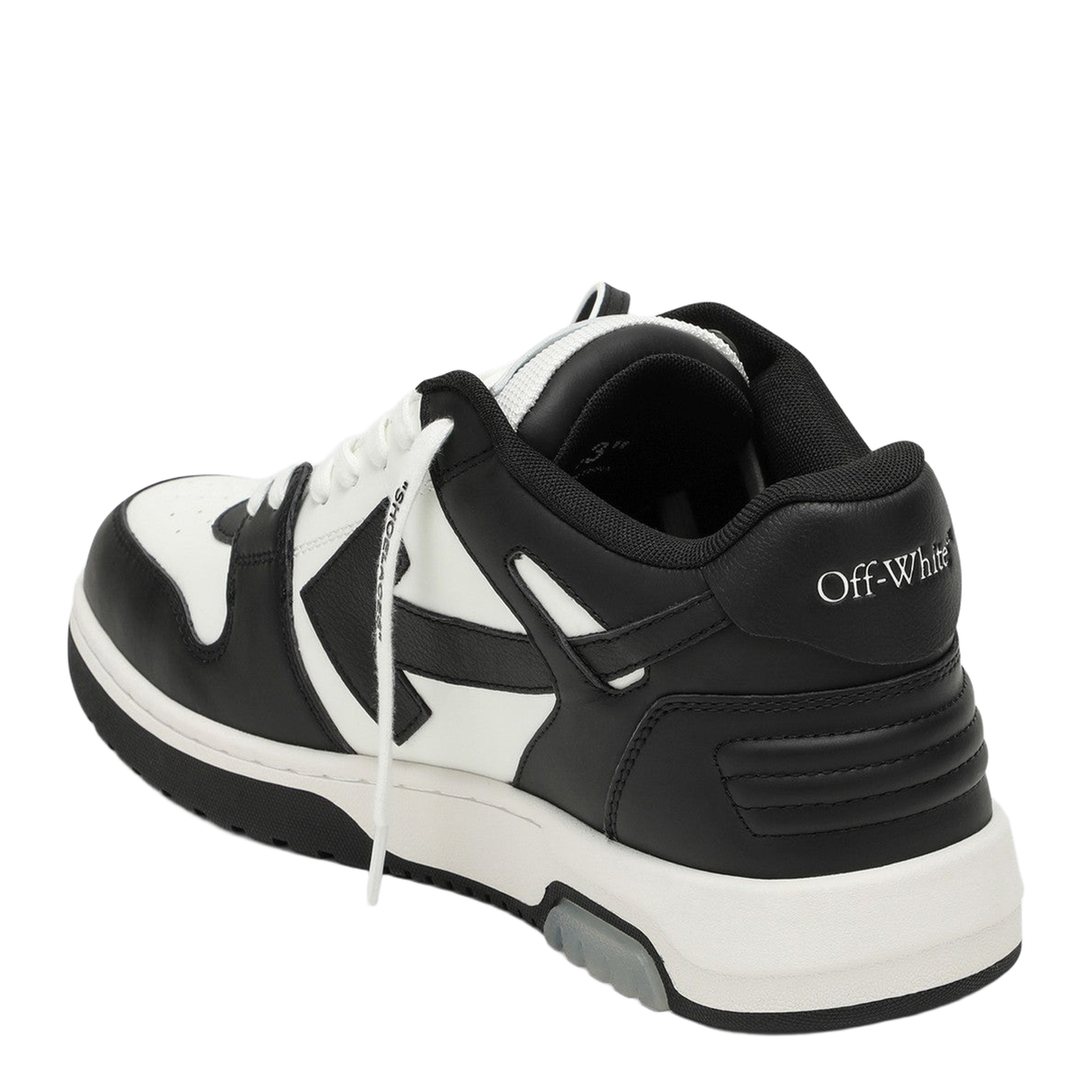 Out Of Office Leather Sneakers - Black
