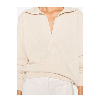 MAYFEYR - Victoria Beckham - Genevieve Polo Jumper In Merino Wool - 1326KJU007475A