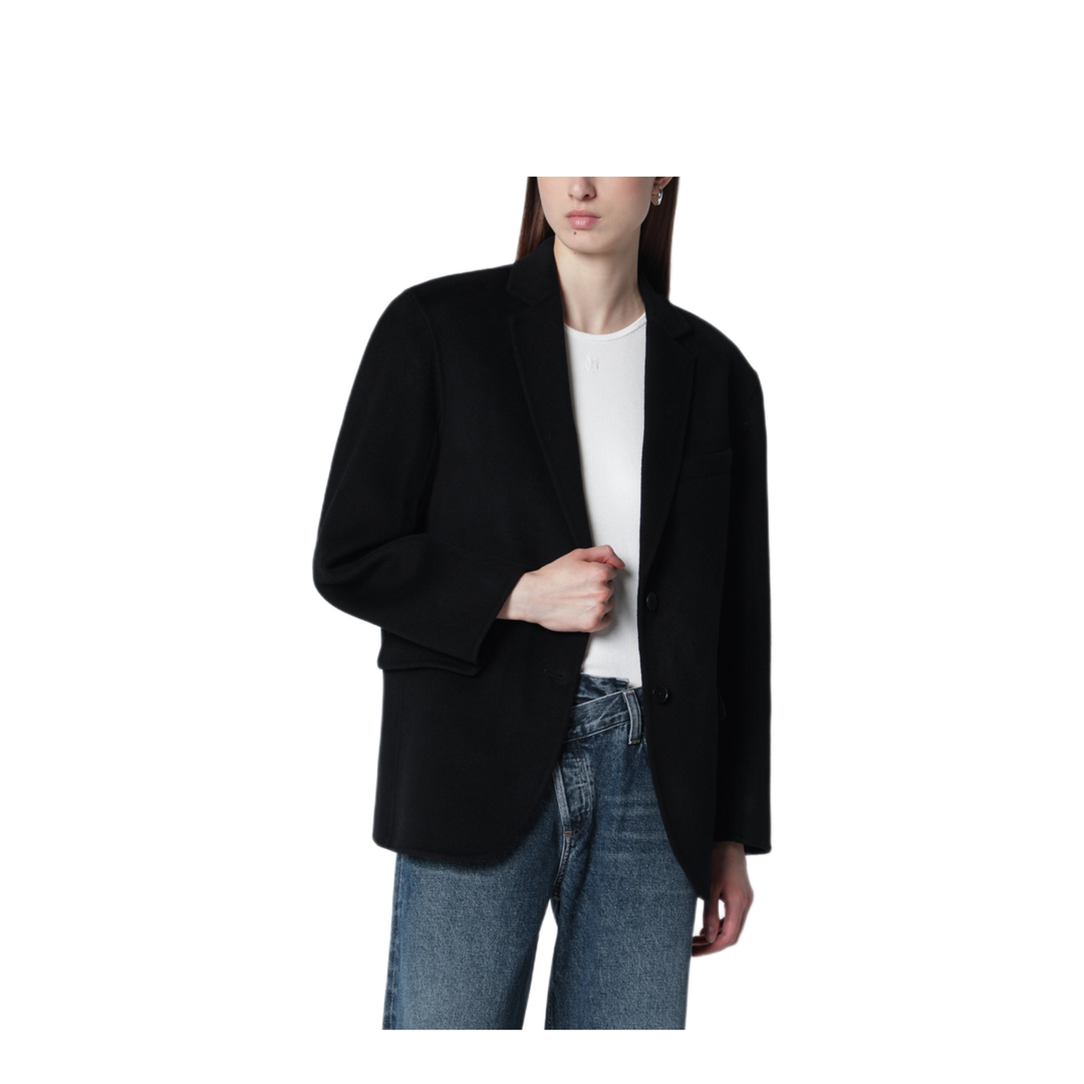 MAYFEYR - Anine Bing - Quinn Oversized Wool Cashmere Blazer - A-01-7073WO000