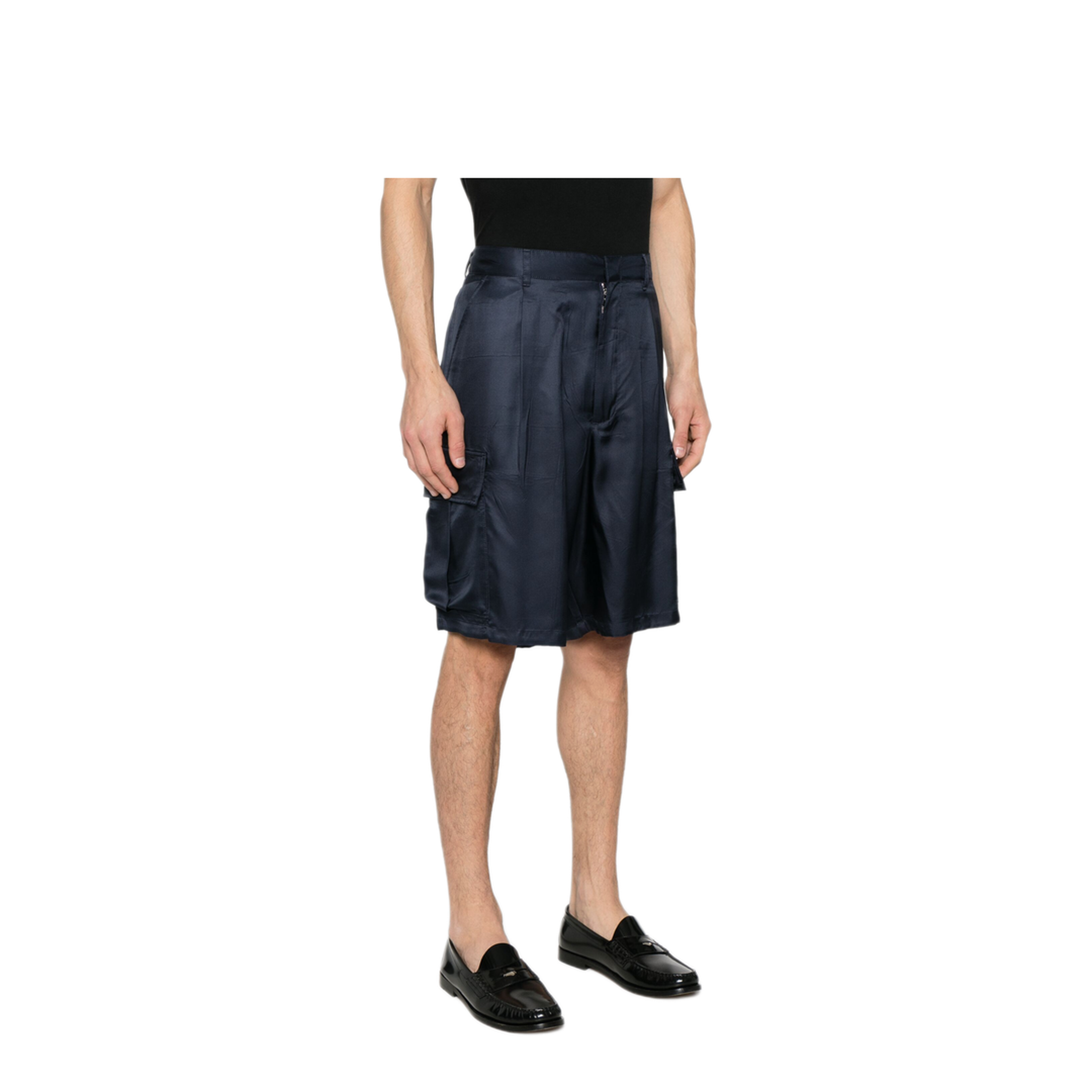 MAYFEYR - Prada - Silk Cargo Shorts - SPH460SOOO16GEF0008