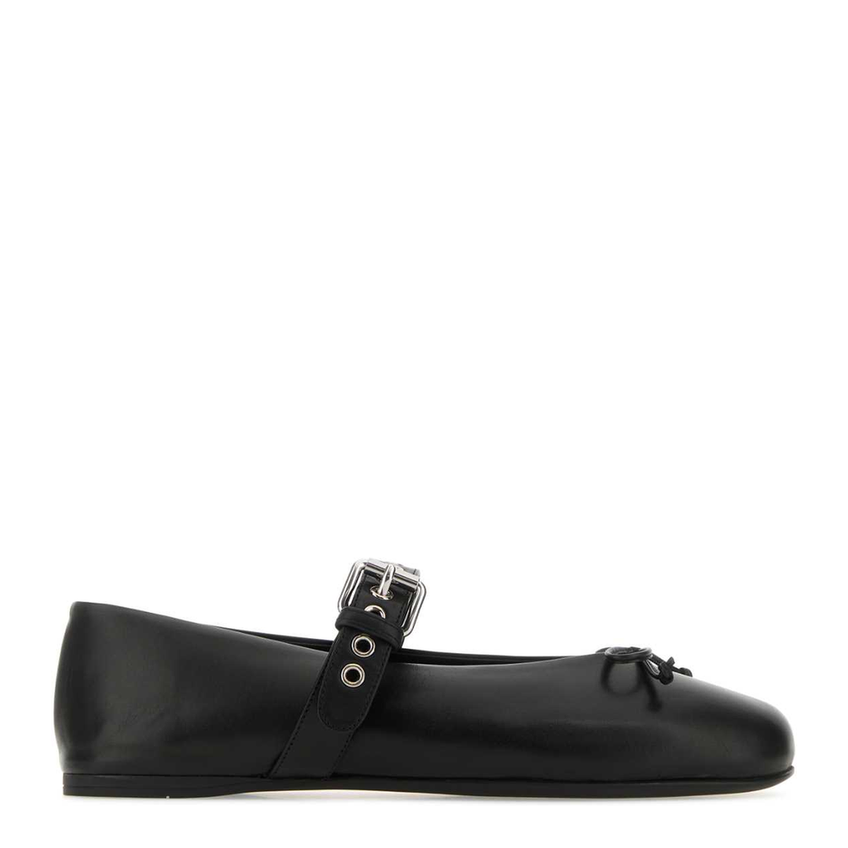 MAYFEYR - Miu Miu - Black Leather Ballerinas - 5F210EF005070F0002