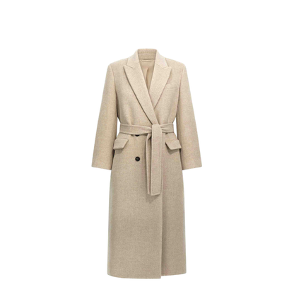 Double Breasted Coat Beige