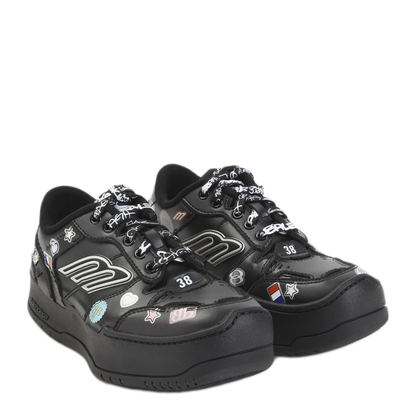 MAYFEYR - Balenciaga - Black Multi Hamptons Sneakers - 856420WHPSK1080