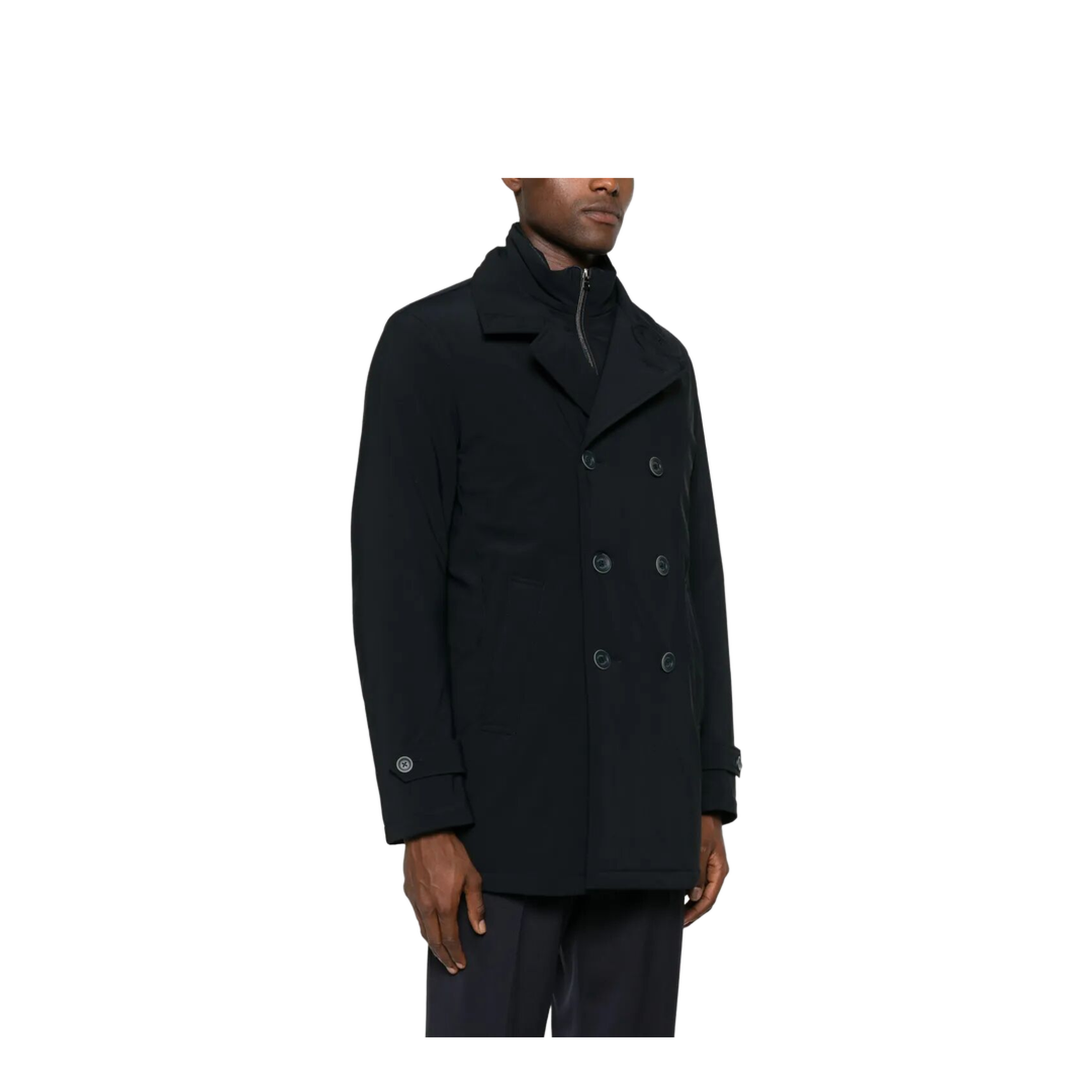 MAYFEYR - Herno - Double-Breasted Nylon Down Jacket - PI001180U12346SZ