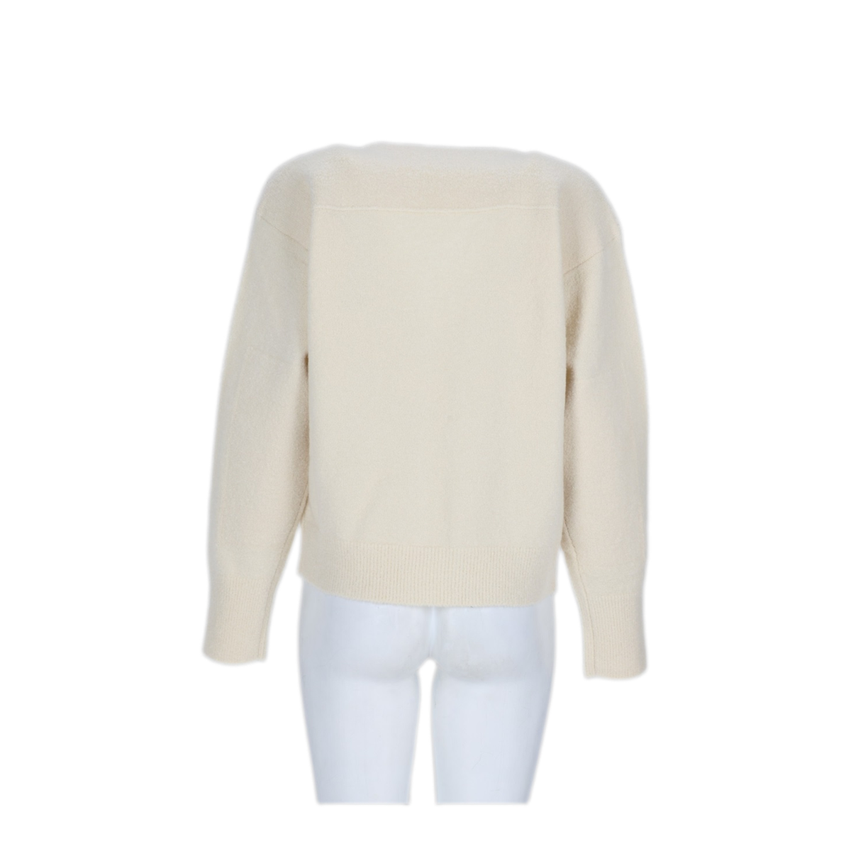 Cardigan In Boucle Chiusura Broche Oro