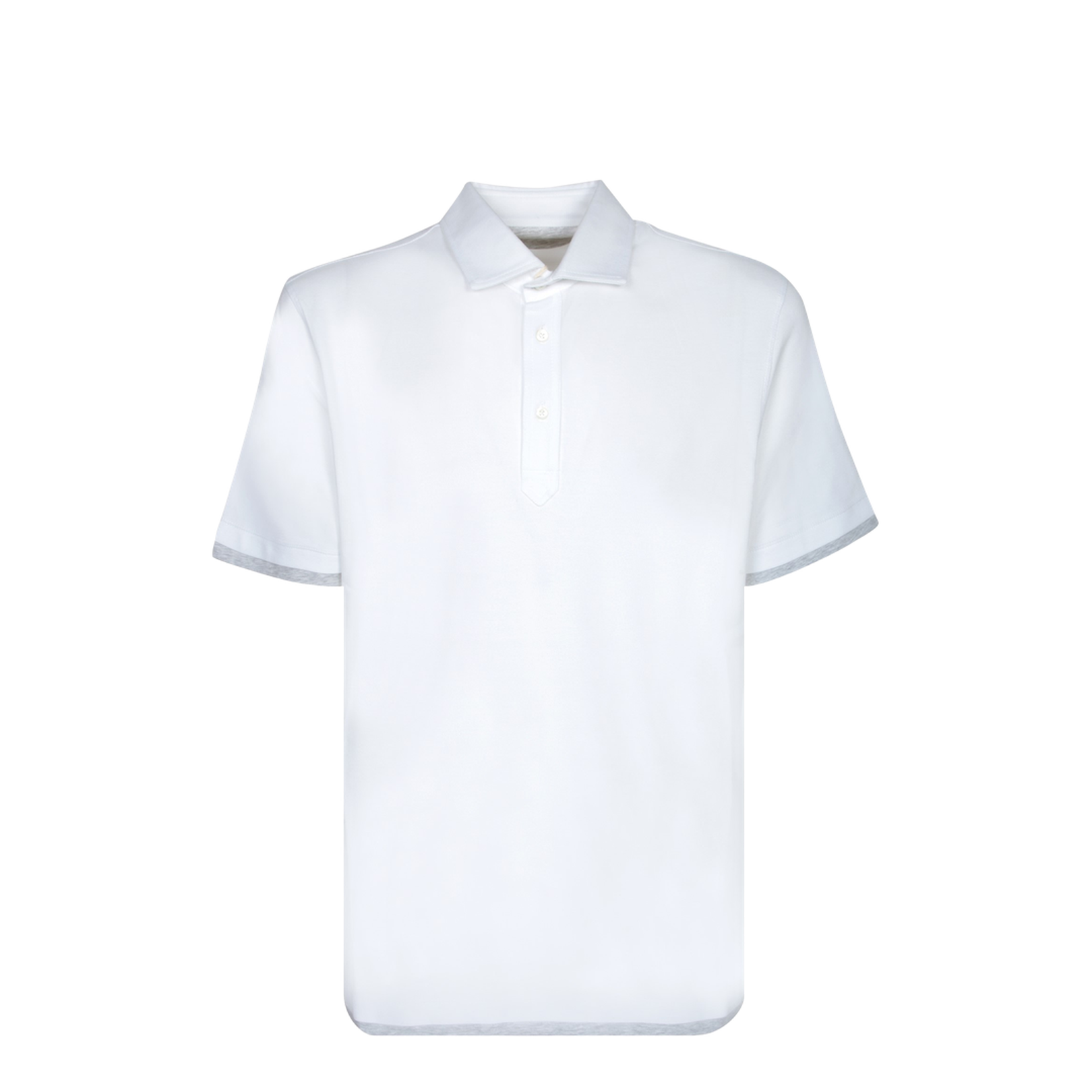 Short Sleeve Polo Piqué Fabric Classic Collar with Three-Button Placket