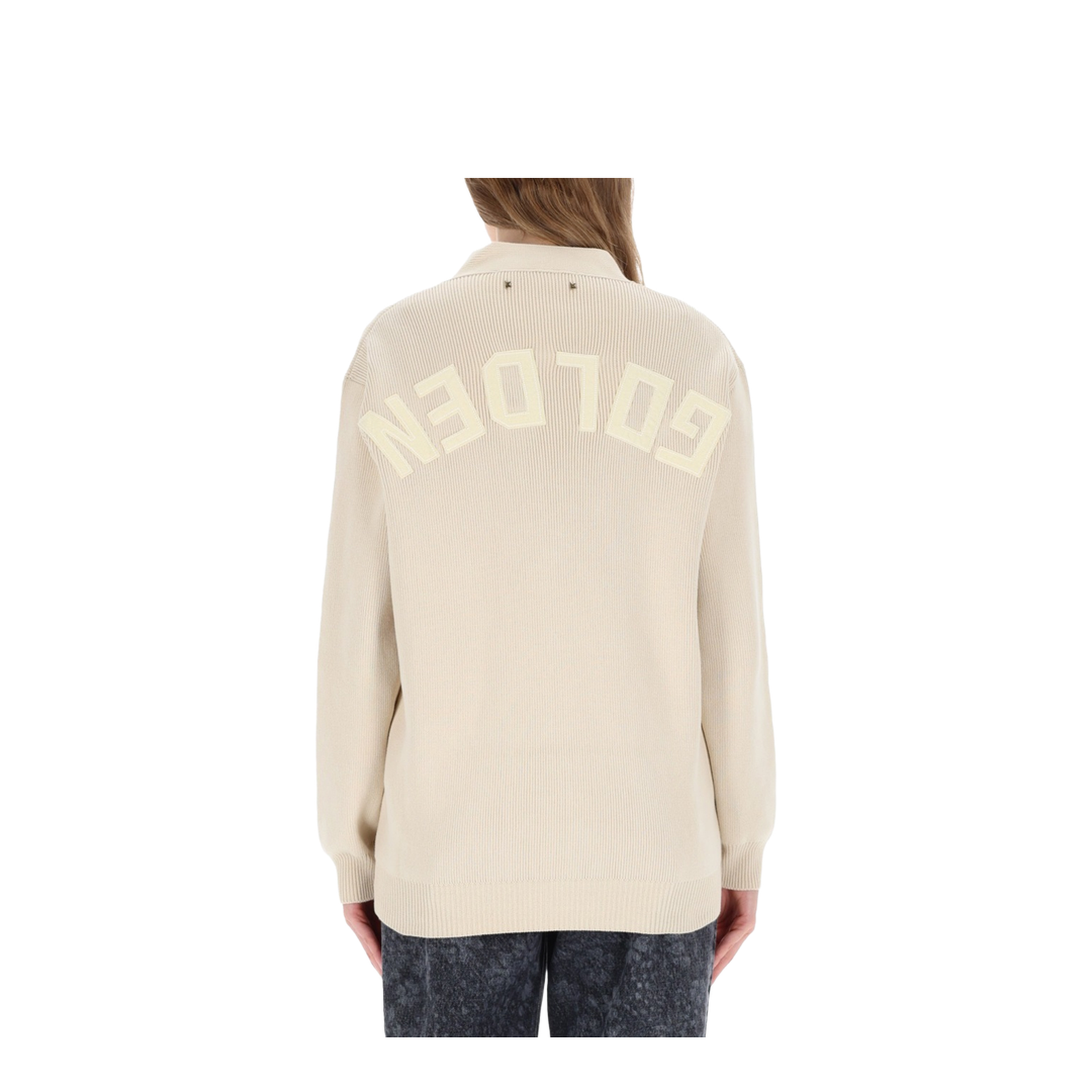 Cotton V-Necked Cardigan