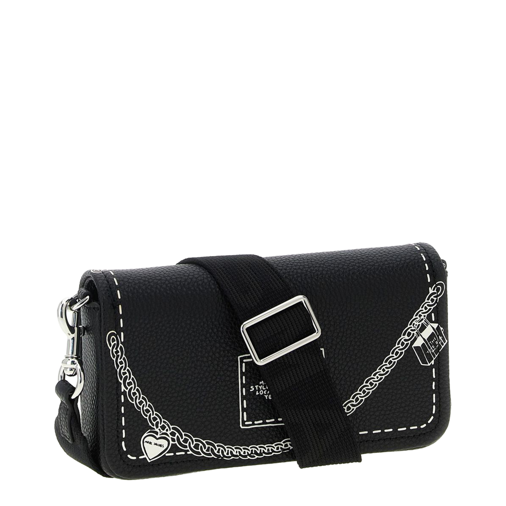 Trompe L'Oeil Leather Mini Crossbody Bag