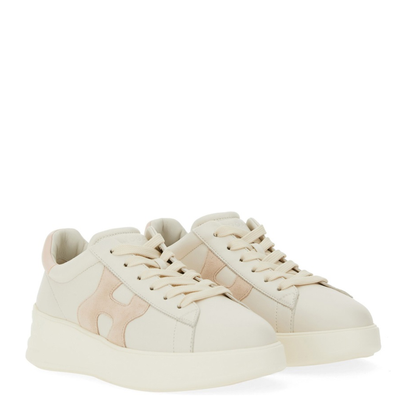 Panelled Design Lace-Up Sneakers