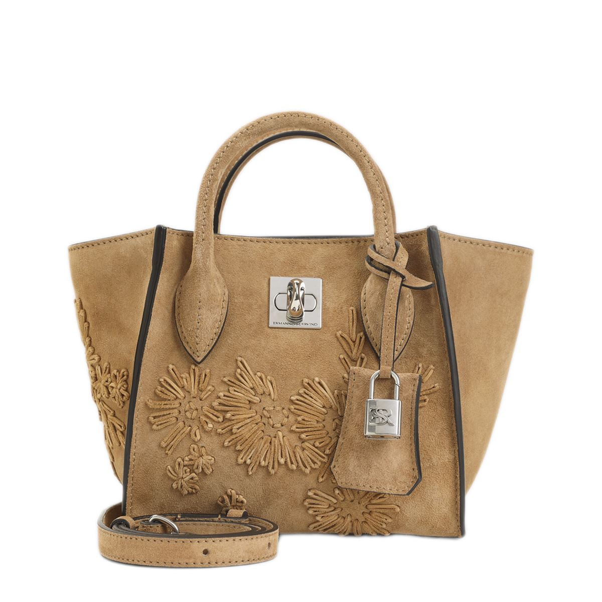MAYFEYR - Ermanno Scervino - Chipmunk Brown Bovine Leather Bag - D483S352RDIW71044