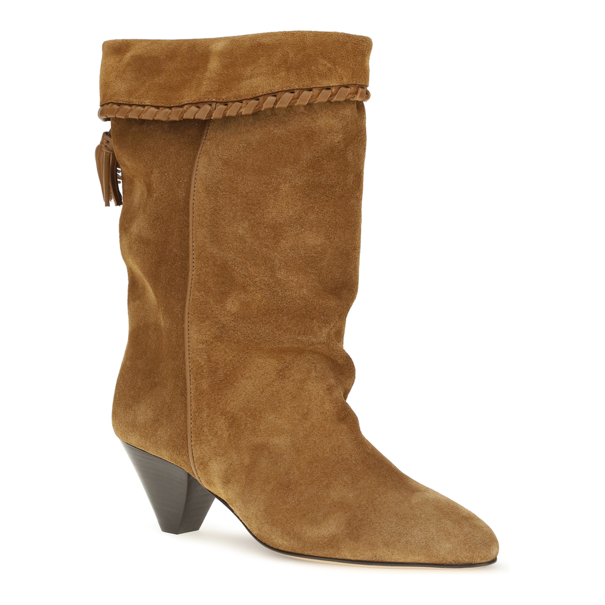 MAYFEYR - Isabel Marant - Draped Suede Boots - BO0188FBC1A20S50CO