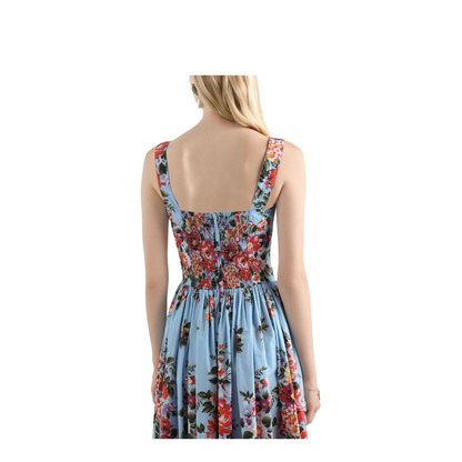 Maxi Dress with Floral Print
