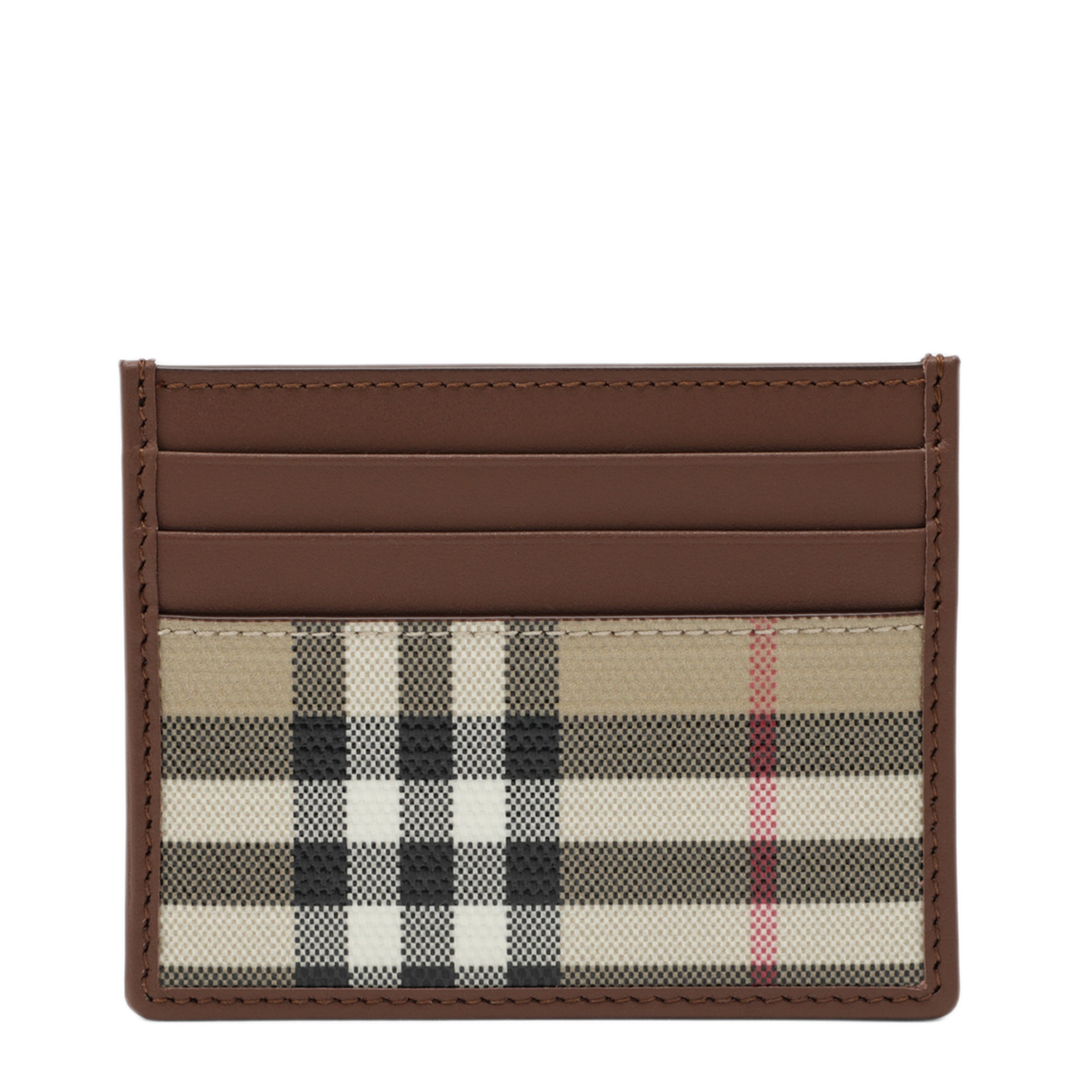 MAYFEYR - Burberry - Check Credit Card Holder Coated Cotton Beige - 8128825176140A7026