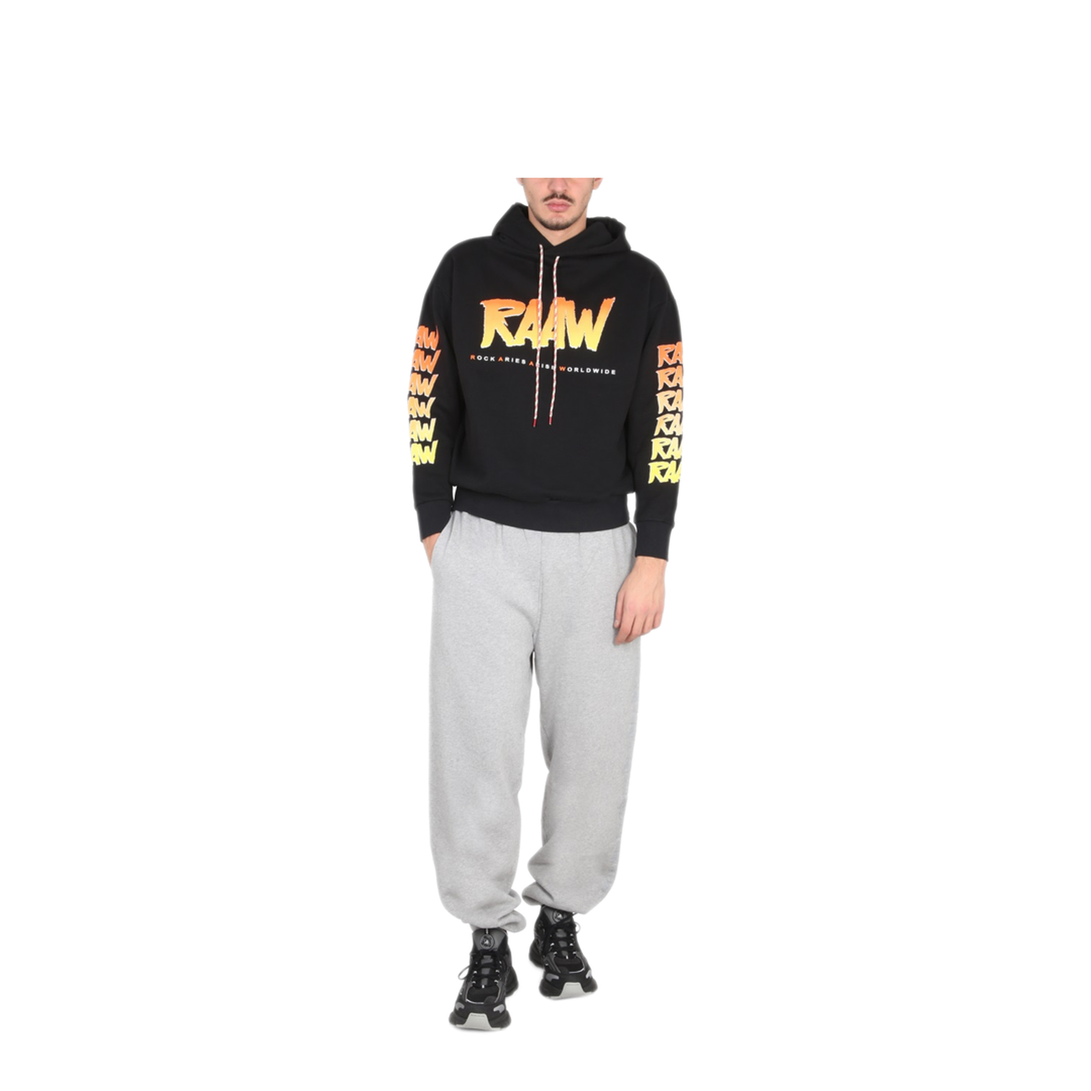 MAYFEYR - ARIES - Sweatshirt With Logo Print - FTAR20011BLK