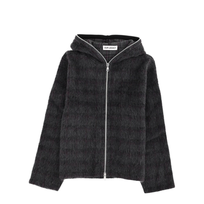 MAYFEYR - Our Legacy - Hoodie - M2266FFFUZZEDPLUMCHECKHAIRYWOOL