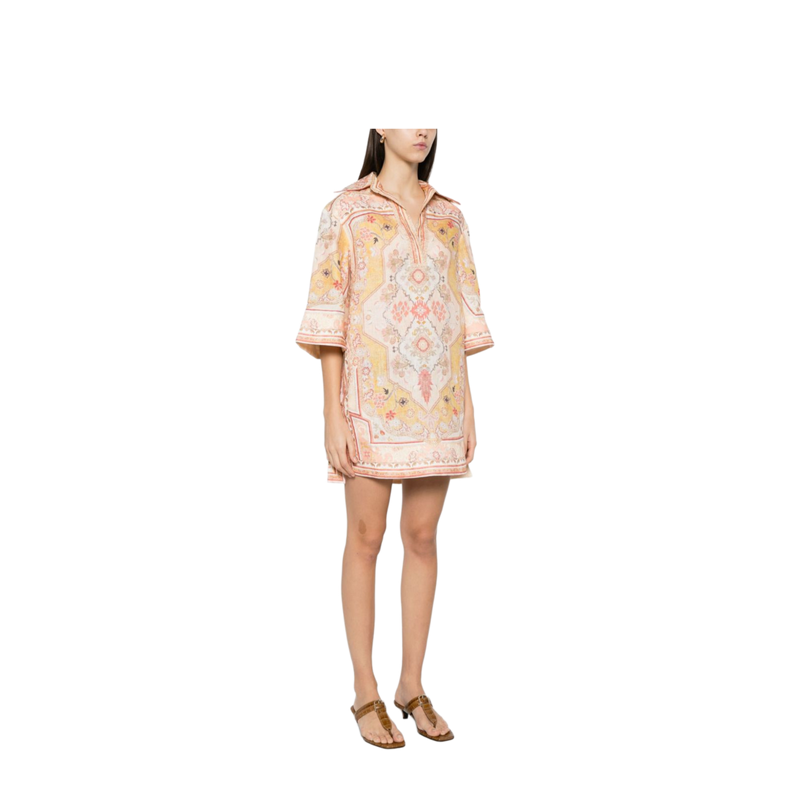 Printed Linen Tunic